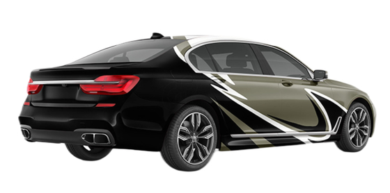 Wilderness Hoker Water Resistant Car Wrap Film Roll 160g Double PE Coated Vinyl Digital Printed