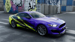 Purple Haze Custom Car Wrap Vinyl Roll ISO SGS Approval PE Liner