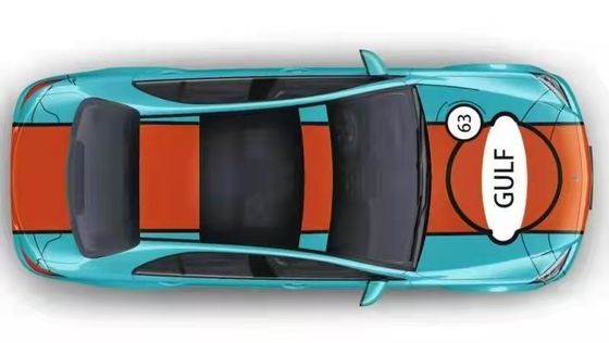 Gulf 63 Polymeric PVC 60 Inch Digital Color Changing Car Wrap Material