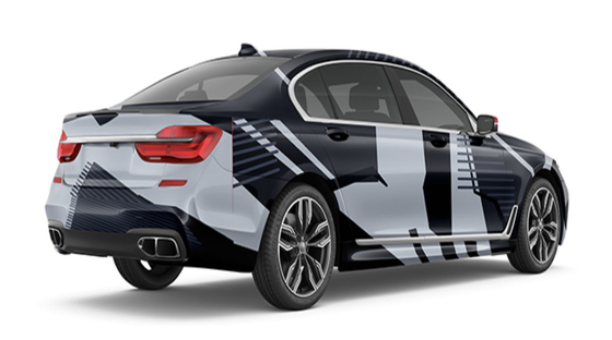 1.52*58m Car Wrap Printable Vinyl Black Camouflage Pattern Vinyl Car Material Substitute to MPI 1105, 160gsm
