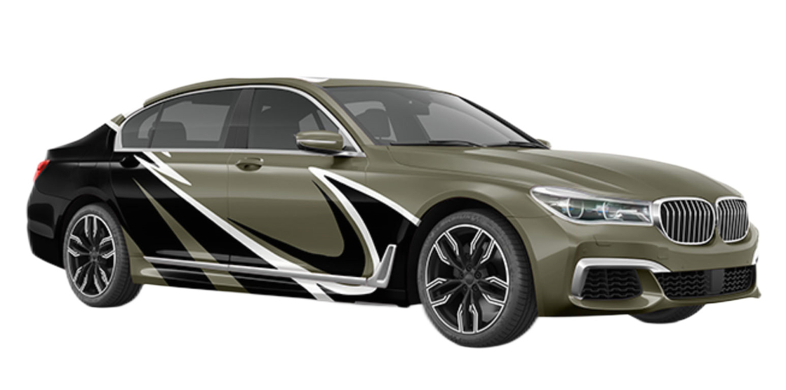 Wilderness Hoker Water Resistant Car Wrap Film Roll 160g Double PE Coated Vinyl Digital Printed