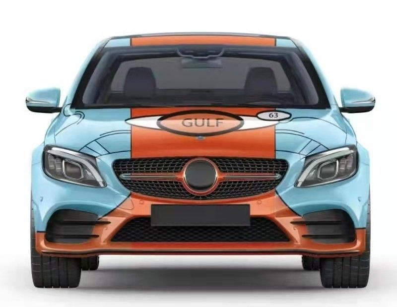 Gulf 63 Polymeric PVC 60 Inch Digital Color Changing Car Wrap Material