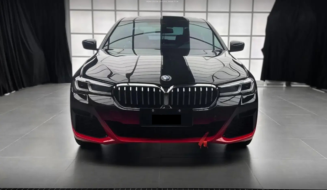 Red Gradient Automotive Vinyl Wrap Material , 80micron PVC Full Car Wrap Roll